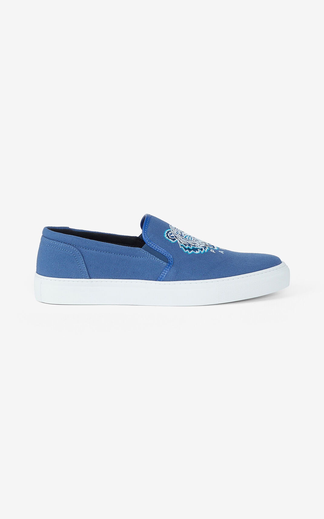 Tenis Kenzo K Skate Tiger lace free Hombre Azules - SKU.0940398